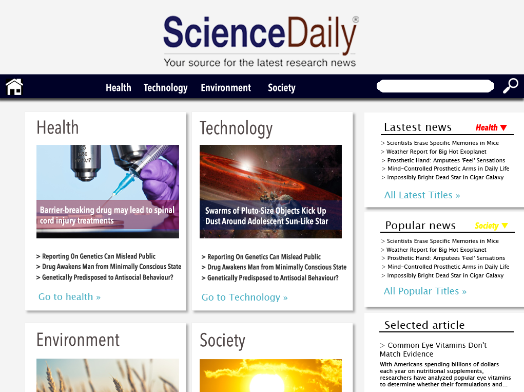 realisation science daily